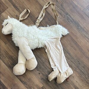 Plush Llama Halloween Dress up Costume with Straps for KIDS